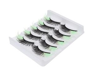GALPADA Faux Cils Colorés 5 Paires Effet Naturel Extension De Cils Demi-œil Douceur Et Légèreté Maquillage Occasion Spéciale