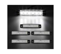 GALPADA Feu Arrière à LED 12v pour Remorque, Signal et Freinage | Montage sur Surface Plane, ABS Blanc, Résistance Toutes Saisons, pour Benne et Tracteur