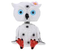 GALPADA Figurine Chouette Résine Décorative Compacte pour Bureau et Maison Modèle Cartoon Élégant pour Décoration de Table Cadeau et Ornement Paysager