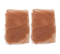 GALPADA Filet Anti-insectes Tête Moustiquaire De Pêche En Voile Maillé Jaune Doré Léger Portable 2 Pièces Protection Extérieure Pêche Jardinage