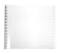 GALPADA Film de Confidentialité pour Fenêtre en PVC Blanc 1 Feuille, Facile à Installer, Protection de L'intimité pour Bureaux et Salles de Réunion, Adhésif Statique sans Colle