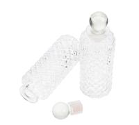 GALPADA Flacons Diffuseurs en Verre pour Diffusion D’arômes pour Aromathérapie Lot de 3 150ml Bocal Décoratif aux Coins Arrondis et Décoration de Chambre