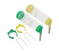 GALPADA Fontaine à Eau pour Lapin Et Distributeur d'eau pour Animaux De Compagnie, Bouteilles à Suspendre en Plastique Sûr, 250 ML, Usage en Cage, Adapté pour Lapins Et Cochons d'Inde