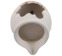 GALPADA Fontaine en Pot de Céramique Blanc Moyen pour Aquarium Écologique Accessoire de Filtration avec Effet Cascade Décoration D’Aquarium et Bassin Extérieur pour Oxygénation et Jardin