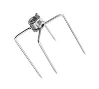 GALPADA Fourchette à Rôtissoire pour Barbecue Outil De Fourchettes à Viande avec Vis pour Maintenir Les Aliments Place