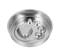 GALPADA Gamelle Lente pour Chien en Acier Inoxydable Antidérapante 1 Pièce Plaque à Lécher Ludique pour Chiots et Chats, Mangeoire Solide Résistante aux Rayures, Alimentation Saine et