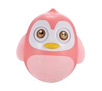 GALPADA Garçon Fille à Bascule Pingouin Rose Éveil Infantile Incassable Adapté Dès la Naissance Cadeau pour Garçon Fille Sensoriel Ludique et Sûr