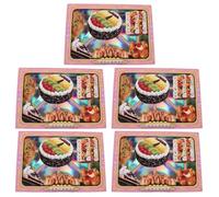 GALPADA Gâteau Sacrificiel et Transport Facile en Papier Réaliste 5 Ensembles Décor Élégant pour Rituel Funéraire pour Cérémonies Commémoratives Familiales