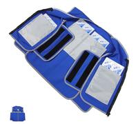 GALPADA Gilet rafraîchissant taille plus pour homme et femme veste de refroidissement poches à glace vêtement de travail extérieur pour soulager la chaleur