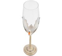 GALPADA Gobelet de Mariage en Verre et Alliage Chic et Élégant, Capacité 230ml, pour Banquets et Décoration de Table Design Cygne Unique