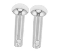 GALPADA Goupilles de Remplacement et Application Large en Fer Argenté Lot de 2 Fixation Précise pour Fauteuil Suspendu D'œuf pour Terrasse Extérieure