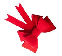 GALPADA Grand Nœud Rouge Décoration Délicate et Créative à Design Multi-couches en Feutre Léger pour Fête D'anniversaire ou Mariage