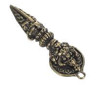 GALPADA Grand Pilon Vajra Weide Décoration Vajra Symbole Antique Symbole Rituel Antique Décoration Dorje Vajra Spirituel Symbole Bouddhiste Symbole De Cérémonie Bouddhiste Prière Dorje
