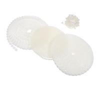 GALPADA Guirlande de Perles Artificielles 4 Rouleaux 5 M Perles Imitation Beige 8-10 MM Décoration Mariage Fêtes et Sapin de Noël Loisirs Créatifs Chaîne Perlée pour DIY