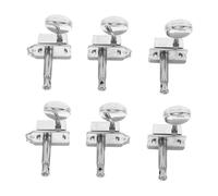GALPADA Guitar Tuning Pegs Semi Closed Design Plated Durable Precision Mechanism For Electric Guitar Parts Compatible With Fender St Models