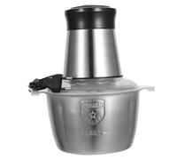 GALPADA Hachoir Électrique Multifonction Bol Inox Double Vitesse pour Viande Légumes Ail Gingembre Robot Puissant pour Usage Domestique Normes Européennes
