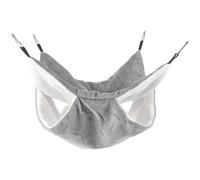 GALPADA Hamac Double Couche en Tissu Pelucheux pour Hamster et Écureuil, Facile à Installer, Chaud et Suspendu, pour Repos et Détente des Petits Animaux