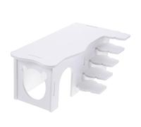 GALPADA Hamster House with Ladder Design for Small Pets Comfortable Hideout for Hamsters and Guinea Pigs Wear-Resistant Nest DIY Decoration Friendly Quiet Resting Space