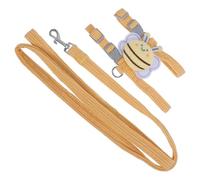 GALPADA Harnais Ajustable pour Chat Et Chien, Gilet De Promenade Respirant, Taille m pour Animaux De 7 à 15 Livres, Couleur Jaune, Facile à Transporter, pour Sorties en Extérieur Et Balades