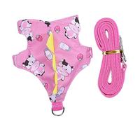 GALPADA Harnais Lapin Ajustable avec Laisse pour Petit Animal Accessoire Cochon Et Hamster Confortable Et Résistant pour Promenade Sécurisée