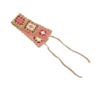 GALPADA Headband Crochet Avec Fleurs Ajustable Pour Femmes Bandana Capillaire Vintage Accessoire Pour Casual Yoga Et Activités Extérieures