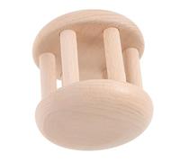 GALPADA Hochet Bois pour Garçon Fille Ans Montessori Sensoriel avec Bonhomme de Surface Lisse sans Bavures Adapté Aux Petites Mains Cadeau pour Noël ou Anniversaire