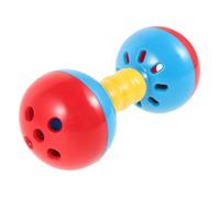 GALPADA Hochet Double Tête pour Garçon Fille Sensoriel Plastique Shaker Musical pour Garçon Fille Renforcement Poignet et Coordination Maternelle Couleur Aléatoire Couleur Aléatoire