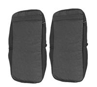 GALPADA Housse de Siège Confortable et Contours Ergonomiques Genouillère en Polyester pour Déambulateur Noir Mousse à Mémoire de Forme Lot de 2 pour Rééducation à Domicile