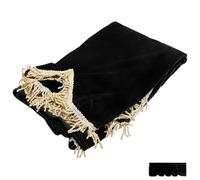 GALPADA Housse pour Clavier de Piano Électrique 88 Touches en Peluche Noire, Protection Portable et Réutilisable la Poussière pour Piano Numérique