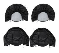 GALPADA Housses de Pneus Camping-Aluminium Isolant, Protection Solaire Noire pour Roues, Lot de 4 Pièces, Installation Ajustée, Adaptées pour Toutes Saisons et Remorques Couleur Aléatoire