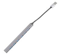 GALPADA Hub USB 7 Ports en Alliage D'aluminium Protection Surtension et Court-Circuit, Design Élégant et Compatible pour Ordinateur Portable