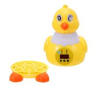 GALPADA Incubateur Automatique pour Œufs de Poule Entièrement Numérique 20W Mini Incubateur Compact 6 Œufs avec Contrôle Précis Température L’Humidité Fenêtre D’Observation Usage