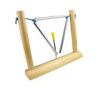 GALPADA Instrument de Percussion Triangle Éducatif Précoce avec Support Musical pour Garçon Fille Outil Enseignement Musical pour Maternelle Garçons et Filles
