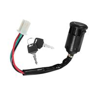 GALPADA Interrupteur D'allumage à Clé pour Atv 50-250cc, Protection du Circuit Électrique, Plastique et Métal, Adapté pour Buggy de Plage