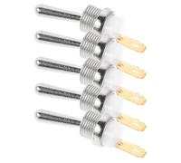 GALPADA Interrupteur D'arrêt pour Tronçonneuse à Essence, Kit de 5 Pièces en Métal, Interrupteur de Réparation Extérieur Compatible, Accessoire de Sécurité pour Outils de Bûcheronnage