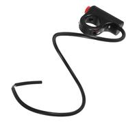 GALPADA Interrupteur Double Flash pour et E Bikes Bouton Dalerte Alliage Daluminium Facile à Installer Compatible Scooters Électriques et Atv