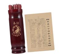 GALPADA Jeu de Bâtons de Fortune Chinois avec Seau et Livret Set Divination Traditionnelle pour Jeux et Occasions Spéciales Bâtons Polissage et Facile à Utiliser