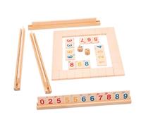 GALPADA Jeu De Société Shut-The-Box en Bois Jeu De Dés pour Adultes Et Famille Taille Compacte Portable pour Soirées Et Réunions Ensemble Unique Ferme Boîte