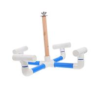 GALPADA Jouet pour Oiseaux Support Rotatif Léger en Bois Plastique, Suspendu, Taille Adaptée, Réduit Agressivité Et Solitude, Jouet Interactif pour Perroquets Et Perruches en Cage