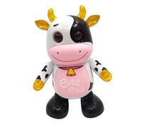 GALPADA Jouet Vache à Bascule Électrique Musical pour Garçon et Filles Jouet Interactif Lumières et Sons pour Développer la Coordination 1 Pcs