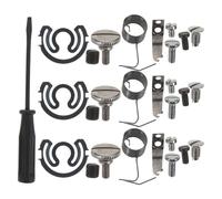 GALPADA Kit 1 Set Accessoires Machine à Coudre Vis Métalliques de Remplacement et Ressort de Boîtier de Canette en Métal, Haute Précision, Compatible pour Usage Domestique et Studio