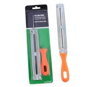 GALPADA Kit Affûtage Tronçonneuse avec Ronde et Manche Robuste Outil Affûtage pour Travail Du Bois Ensemble Pratique pour Menuisier et Bûcheron