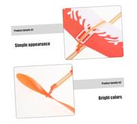 GALPADA Kit Avion Propulsé par Bande Élastique Modèle DIY pour Garçon Fille Planeur à Construire Mousse Éducatif Manuel pour Apprentissage et Développement Intellectuel