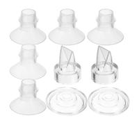 GALPADA Kit D’Inserts de Bride en Silicone 9 Pièces pour Tire-Lait Portable et Électrique Inserts 13 MM à 21 MM Accessoires Compatibles pour Allaitement Maternel Sécurisés et Solide