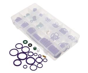 GALPADA Kit D'assortiment de Joints Toriques 1 Set Complet en Caoutchouc Pièces Étanches Multi-fonctionnelles pour Compresseur Climatisation Voiture pour Ambiance Estivale