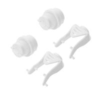 GALPADA Kit de 2 Pompes à Eau en Plastique pour Distributeur Automatique de Dentifrice avec Tige de Poussée, Dosage Précis et Utilisation Hygiénique, pour Salle de Bain Murale