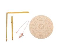 GALPADA Kit de Divination Paranormale avec Tiges de Sourcier en Cuivre 99,9%, Pendule Spirituel et Tapis, Design Portable et Polyvalent pour Chasse aux Fantômes à Domicile