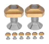 GALPADA Kit de Fixation pour Hydroptère M8 en Laiton et Acier Inoxydable 8 Pièces Écrous en T et Rondelles de Protection Compatible Planches de Kayak et Kitesurf Montage