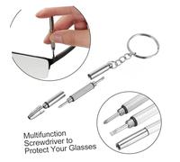 GALPADA Kit de Réparation Lunettes avec Coussinets Nez Tournevis et Pincettes Accessoires pour Lunettes Boîtier de Rangement Pratique Compatible Montures Courantes