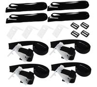 GALPADA Kit de Sangles Résistantes UV pour Couverture Solaire de Piscine Attache Autobloquante pour Enrouleur Piscine Tubulaire Accessoires de Fixation Solides pour Bâche Au Sol